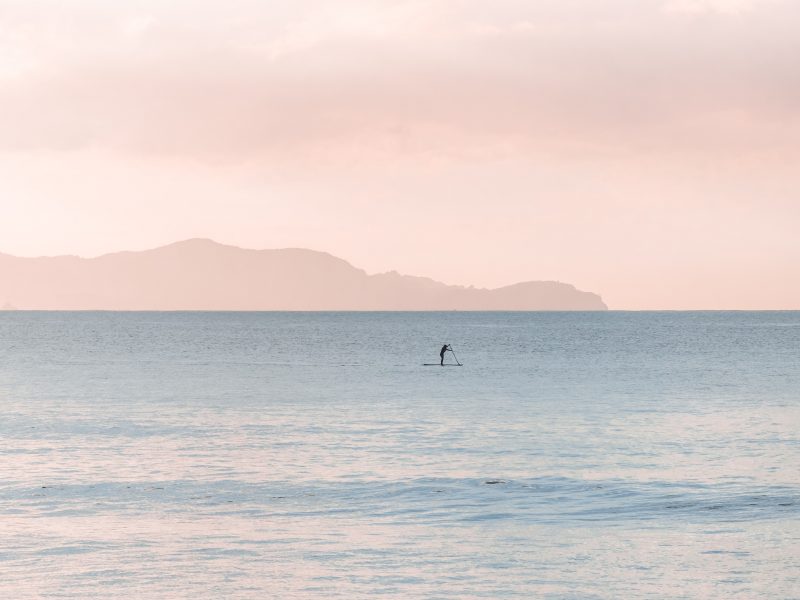 Paddle Board In Ocean