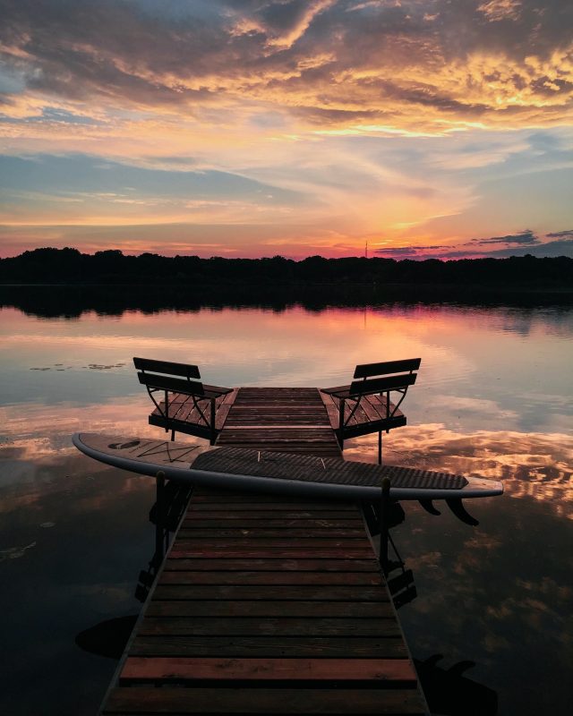 Paddle Board on Dock